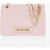 Moschino Love Quilted Faux Leather Shoulder Bag Pink