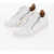 Giuseppe Zanotti Leather Low-Top Sneakers With Zip Details White