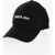 Neil Barrett Solid Color Cap With Embroidered Logo Black