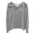 Ermanno Scervino V neck T-shirt Gray