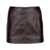 Pinko Pinko Brown Grass Miniskirt BROWN