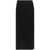 COURRÈGES Courrèges Long Ribbed Fitted Skirt Black