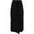 forte_forte Forte_Forte Pleated Midi Skirt Black