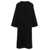 TOTÊME Black Oversize Coat With Shawl Lapels In Wool And Cashmere Woman Toteme Black