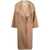 TOTÊME TOTEME Wool And Cashmere Blend Coat Beige