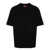 Gucci Gucci Embroidered Logo Cotton T-Shirt Black