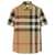 Burberry Burberry Check Cotton Shirt Beige