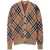 Burberry Burberry Check Cashmere Cardigan Beige