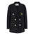 Harris Wharf London LONDON Black Short Coat With Peak Revers In Wool Woman Black