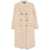 Paltò Paltò Arianna Wool Double-Breasted Coat Beige