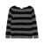 Beyou Beyou Cashmere Striped Sweater Black