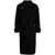 LEMAIRE Lemaire Belted Single-Breasted Coat Black