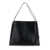 COPERNI 'Belt' Black Tote Bag With Logo Detail In Leather Woman Black