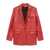 P.A.R.O.S.H. P.A.R.O.S.H. Leather Blazer Jacket RED