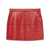 P.A.R.O.S.H. P.A.R.O.S.H. Leather Mini Skirt RED