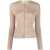 Fendi Fendi Ribbed Cotton Cardigan Beige