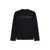 Jil Sander Black Long Sleeve T-Shirt With Front Logo Print In Cotton Man Black