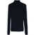 Majestic Filatures Majestic Filatures Wool And Silk Blend High-Neck Sweater BLUE