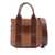 Hogan Hogan Script Small Leather Tote Bag Brown