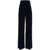 NORMA KAMALI Norma Kamali Pleated High-Wasited Trousers BLUE