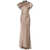 Brunello Cucinelli Brunello Cucinelli Satin Long Dress Grey