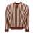 BODE Bode "Hogan Stripe" Polo Shirt BROWN