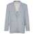 Brunello Cucinelli Brunello Cucinelli Prince Of Wales Deconstructed Jacket CLEAR BLUE