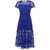 Self-Portrait Self-Portrait Cobalt Lace Midi Dress Clothing BLUE