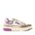 AUTRY Autry Fuchsia Suede And Tobacco Nubuck Clc Low Sneakers BEIGE, WHITE, FUCHSIA