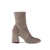 Stuart Weitzman Stuart Weitzman Flareblock 85 Stretch Bootie Stone GRAY