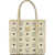 MCM Shopper Bag Mini BEIGE+BLACK LOGO