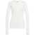 Thom / Krom Long sleeve shirt with thumb holes White