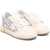 Golden Goose Ballstar Glitter Upper Nappa Toe Star And Spur Laminated Heel SILVER