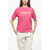 DSQUARED2 Printed Logo Crewneck T-Shirt Pink