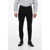 Nine in the morning Stretch Wool Joggy Man Pants With Elastic Waistband Black