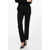 SPORTMAX Virgin Wool Tailored Pants With Straight Fit Black