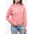 Ralph Lauren Fleece Cotton Blend Hoodie With Embroidered Logo Pink