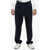 DRÔLE DE MONSIEUR Straight Leg Pants With Elastic Waistband Blue