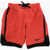 Nike Swim Solid Color Swim Shorts With Contrasting Edges Red