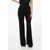 SPORTMAX Virgin Wool Hangar Flared Fit Pants Black