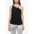 Givenchy Stretch Viscose One-Shoulder Top Black