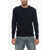 Maison Margiela Mm4 Cashmere Sweater With Cuffs Blue