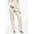 Golden Goose 5 Pocket High-Waisted Pants With Micro-Studs All-Over White