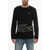 Comme des Garçons Lacoste X Cdg Crew Neck Wool Sweater With Jacquard Logo Black