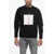 Neil Barrett Contrast Printed Crew-Neck Sweatshirt Black