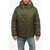 Ralph Lauren Quilted Down Jacket With Shearling Lining Green