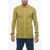 Rick Owens Luxor Crew Neck Cashmere Blend Pullover With Jacquard Detail Green