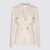 Tagliatore Tagliatore White Cotton Blazer Beige