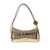 JACQUEMUS Jacquemus Le Bisou Perle Leather Shoulder Bag Gold