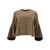 Sacai Sacai "Suiting X Nylon Twill" Sweater Beige